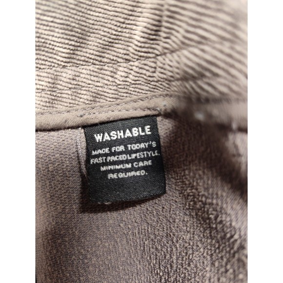 Larry Levine Skirt Size 10 Flared Corduroy Grey Zip Up Lined Velvet - Picture 10 of 14